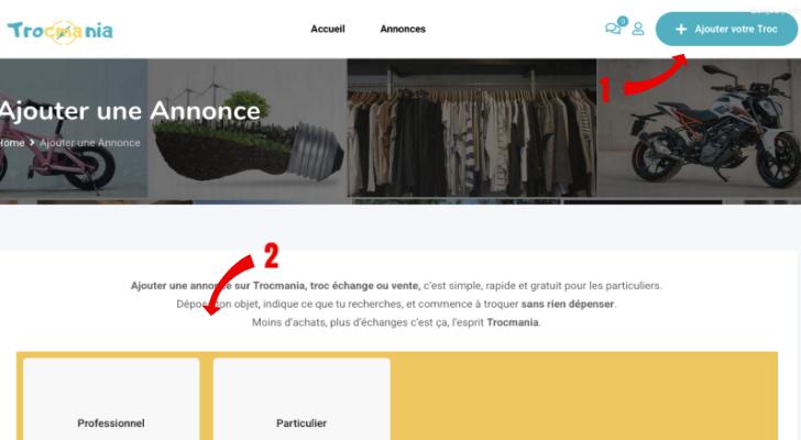 comment échanger sur Trocmania